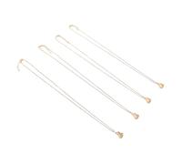 PACKOVE Sturdy Alloy Four Leaf Clover Pendant Necklace for Women Unique Decorative Neck Chain Fashionable Lucky Jewelry Versatile Stylish Accessory for Teens and Everyday Wear