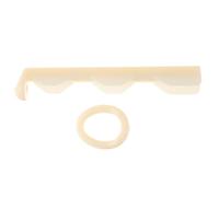 PACKOVE Sturdy Billiard Cue Tip Clamp Multi-functional Design Plastic Pool Rod Tip Clamp Tool Beige Accessory for Pool Players