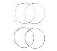 PACKOVE Sturdy Metal Erhu Strings Full Set with Easy to Replace Practical Replacement Strings for Erhu Instruments 4pcs Random Color Suitable for Professional and Beginner Players