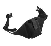 PACKOVE Sweat-Resistant Adjustable Mic Belt for Fitness Instructors, Neoprene Microphone Waist Pack Breathable Fabric for Gym, Theatre, Yoga, Running, and Dance Fitness (Black)