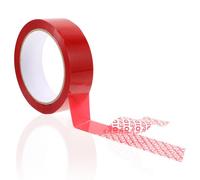PACKOVE Tamper Evident Security Tape Voidopen Proof Packaging Tape 3cm X 50m Red for Evidence Boxes and Tamper Resistant Packing
