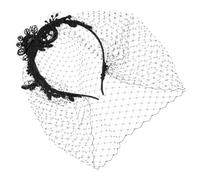 PACKOVE Tea Party Bridal Veil Headband Vintage Mesh Design for Weddings Cocktail Parties and Special Occasions Elegant Hair Accessory for Women