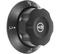 PACKOVE Thermostat Control Knob Replacement with 6mm Mount Hole Diameter Plastic Material Precision Production and High Reliability for Electric Ovens and Water Heaters for Kitchen