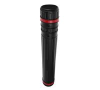 PACKOVE Thick Telescoping Poster Tube Adjustable Length, Black Expandable Shoulder Drafting and Document Storage Tube for Artwork and Blueprints (Small)