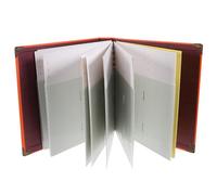 PACKOVE Tickets Album for Plane, Train Concert Tickets - Portable Wear-resistant Orange Commemorative Book for Movie, Receipt Memorabilia Storage