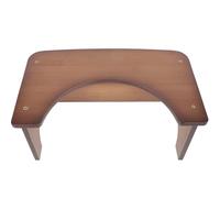 PACKOVE Toilet Step Stool for Adults Bamboo Pooping Stool with Non-Slip Base Portable Multifunctional Footrest for Comfortable Bathroom Use