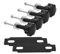 PACKOVE Track Attachment Pin and Traction Board Bracket Kit for Off-Road Vehicle Roof Rack Mounting, Fastening Bolt Set for Vehicle Rescue and Roof Rack Fixing in Outdoor Sports