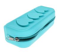PACKOVE Travel Makeup Brush Holder Silicone Case Compact and Safe Cosmetic Organizer Bag with Zipper for Women, for Travel and Appointments