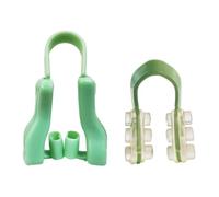 PACKOVE U-type Silica Gel Nose Clips for Night Sleeping, Smooth Surface and Easy to Wear Nasal, for Women to Breathing Comfort