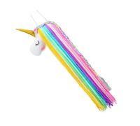 PACKOVE Unicorn Hair Clip Holder Plush Headband Organizer with Lovely Design for Room Wall Decoration and Easy to Use Hair Accessories Storage for Little