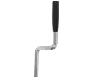 PACKOVE Universal Window Handle Locking Crank Handle Stainless Steel and Plastic Modern Design Enhanced Control Screen Door Accessory for Windows and Screen Doors