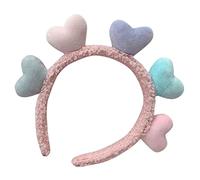PACKOVE Valentine Day Heart Headband for Lovely Five Heart Hair Accessories Party Decoration for Friends Durable and Prop