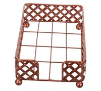 PACKOVE Vintage Accommodates Standard C-fold Disposable Hand Towels Metal Rectangular Tissue Dispenser Box with Widened Opening for Bathroom Decor and Counter Organiser