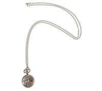 PACKOVE Vintage Pocket Watch Necklace Quartz Watch Metal Chain Deer Pattern Retro Fashion Accessory Assorted Style