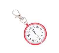 PACKOVE Vintage Red Pocket Watch Pendant with Chain Necklace for Accurate Timekeeping and Premium Movement, Retro Style Suitable for Daily Life and Party