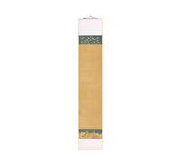 PACKOVE Vintage Style Calligraphy Practicing Paper Scroll, Small 14.72cm Blank Half-ripe Xuan Rice Paper Wall Hanging, Antique Color Chinese Calligraphy Art Supply for Painting and Writing