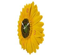 PACKOVE Wall Clock Retro Wall Clock Wall-mounted Resin Ip44 Waterproof Technology Easy Installation Vintage Style Outdoor and Bedroom Use