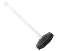 PACKOVE Water-fillable Safety Post White Parking Stop Cone Driveway Guard Barrier Traffic Control Bollard for Road Safety and Crowd Management