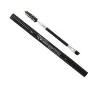 PACKOVE Waterproof 2in1 Wild Eyebrow Pencil Fine Eye Liner Brush Dark Brown Precision Brow Pencil for Women Natural Makeup