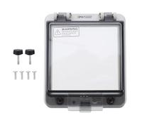 PACKOVE Waterproof 5 Way Breaker Box Outdoor Electrical Enclosure Window Cover PP Material Suitable for Household