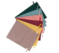 PACKOVE Waterproof Travel Shoes and Clothes Storage Bags Drawstring Portable Multipurpose Trip Bags for Travel Organizer, Lightweight Mixed Color Set