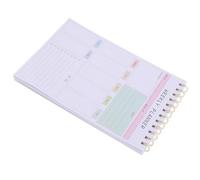 PACKOVE Weekly Planner Elegant Paper and Pp Material Notebook A5 with 104 Pages Undated Smooth Writing and Effective Task Management Portable for Students on The Go and Home