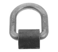 PACKOVE Weld-on D-ring Tie down Anchor 3/8" Forged Steel Lashing Point 5000lbs Breaking Strength Trailer Cargo Securement for Flatbed Trucks and Trailers
