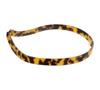 PACKOVE Wide Acetate Tortoise Shell Headband for Women with Teeth on The Side to Avoid Slipping, Fashion Korean Style Hairband for Indoor Events and Parties