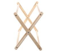 PACKOVE Wood Storage Rack Desktop Storage Holder for Magazines and Idol Albums, Synthetic Material with Stable Standing and Easy to Store Design, Simple and Modern Tabletop Display Rack