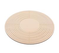 PACKOVE Wooden Concentric Geometric Rail Set for Ceramic Forming Clay Cutting Tools Pottery DIY Craft Guide Surface for Mud Plate Modeling and Shaping