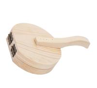 PACKOVE Wooden Dumpling Dough Presser, Labor Saving and Simple Operation Dumpling Wrapper Press Mold for Home Use on Housewarming Day