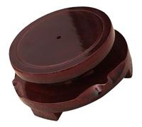 PACKOVE Wooden Riser Storage Stand Simple round Desk Stand Supporting Points Stable Craft Desktop Storage Holder for Desk and Living Room