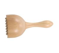PACKOVE Wooden Swedish Massage Cup Roller Natural Wood Therapy Tool for Muscle Relaxation Shaping Ergonomic Design for Home Use