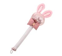 PACKOVE Wormwood Manual Massage Hammer with Long Handle for Neck Back Shoulders Cute Rabbit Shape Body Massager Stick for Home Office Outdoor Use