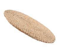 PACKOVE Woven Seat Cushion Made from Natural Cattail Leaf Stem, Practical and Comfortable for Meditation Activity, Simple Style Floor Cushion Suitable for Indoor and Outdoor Use
