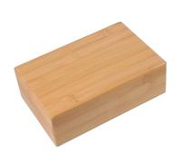 PACKOVE Yoga Brick Bamboo Block Smooth Finish for Studio and Home Workout Supporting Balance and Flexibility Exercise