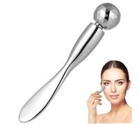 PACKOVE Zinc Alloy Eye Cream Spoon Small Portable Beauty Roller for Eye Fatigue Relief Wrinkle Removal Skin Tightening and Massage Tool
