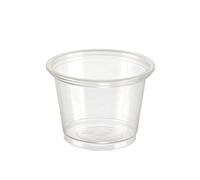 Packpack.co.uk 4 oz Clear Portion Pot And Lid x100