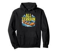Packrafter Terrain Explorer Water Land Identity Badge Pullover Hoodie