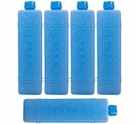 Packs for Cool Box Portable Ice Boxes Resuable Ice Blocks - 5 Pieces Long Lasting Freezer Block, Air Conditioner Fan Ice Crystal Box, Space Saving Freezer Pack Cooler Bag, Dry Ice Bag