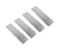 Packs of 4 Brackets SleeperFit Multi-Purpose Straight Flat Railway Sleeper Brackets (8 Sizes Available) - DIY, Repairs, Decoration, Patch, Break-Away Bracket, Flat (120 X 240mm)