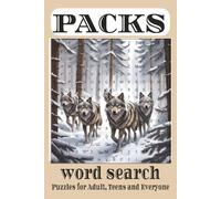 Packs Word Search: 50+ Puzzle Challenges Featuring Groups, Teams, Animals, and More: A 110-Page Puzzle Book Exploring Everything That Comes in Packs - Fun for Kids, Adults & Trivia Fans