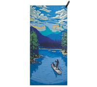 PackTowl Personal Ultralight Microfiber Camping and Travel Towel, Daydream Print, Body