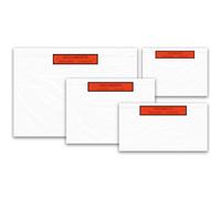 PACKY - Document Enclosed Wallets A6 165x122 Mm - 1000 Pack - Packing List Envelopes