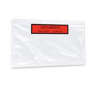 PACKY - Document Enclosed Wallets DL 225x122 Mm - 1000 Pack - Packing List Envelopes