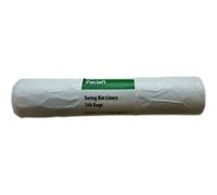 Paclan Bin Bags 35 L White PE (Polyethylene) 8 microns Pack of 100