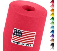 Paclord 18" x 1200" (100 ft) Red Construction Paper Roll, 45 lbs Thickness - Made in USA Construction Kraft Paper Roll for School Projects - Colored Paper for Arts & Crafts, Decorations