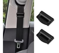 PACLVIO Car Seat Belt Adjuster, Car Seat Belt Clip, Comfort Car Shoulder Neck Protector Strap Positioner, Universal Car Accessories Smart Seat Belt Tension Adjuster to Relax Shoulder Neck (Black)