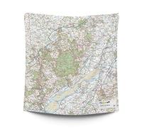 PACMAT OS Forest of Dean Family Picnic Blanket, Lightweight, Waterproof, Machine Washable, Compact