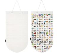 PACMAXI Brooch Pin Storage Organizer, Holds 141 Pins, Ivory White